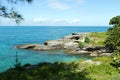 Bermuda Coast Rock Formations Royalty Free Stock Photo