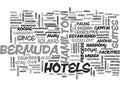 Bermuda Hotels Word Cloud