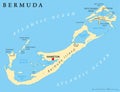 Bermuda Political Map