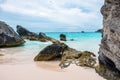 Bermuda Rocky Seascape Royalty Free Stock Photo