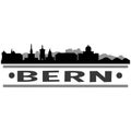 Bern city Icon Vector Art Design Skyline