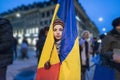 Bern, 10 february 2017. Protest in solidarity with the protest against the government in Bucharest