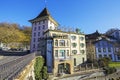 Bern, House visible from Lower Gate Bridge