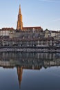 The Bern Minster (Muenster) in the old town of Bern, capital city of Switzerland Royalty Free Stock Photo