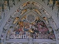 Bern Minster portal: Last Judgement Royalty Free Stock Photo