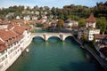 Bern old town, river and bridges, Switzerland