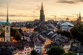 Historical Bern Old Town, Switzerland Royalty Free Stock Photo