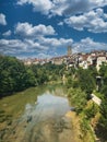 Bern skyline and the river. Switzerland