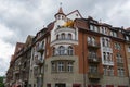 Bern, Switzerland - August 12, 2019 - view of the architecture of the old town in the capital Royalty Free Stock Photo