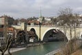 A bridge and a church as a part of the old town