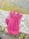 Pink children glove