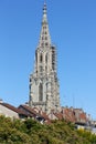 The tower of the Berne Cathedral