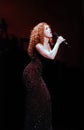 Bernadette Peters Belts a Refrain at the 2002 Nothing Like a Dame Celebrity Variety Charity Revue in NYC