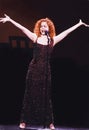 Bernadette Peters Belts a Refrain at the 2002 Nothing Like a Dame Variety Celeb Charity Review in NYC