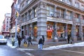 The Bernard Semel Building, Broadway st and Franklin st, New York. Royalty Free Stock Photo