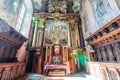 Bernardine church interior. Sacristy Royalty Free Stock Photo