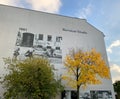 Bernauer Strasse photos depicted the place of the Berlin wall over the years.