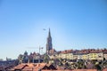 Berne Historic City with Police Helicopter