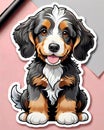 bernedoodle dog cute hybrid breed Royalty Free Stock Photo