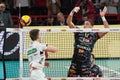Italian Volleyball Men Cup Quarter finals - Sir Safety Conad Perugia vs Kioene Padova Royalty Free Stock Photo