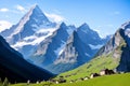The Bernese Oberland has Eiger, Moench, Jungfrau.