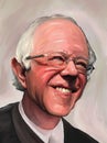 Bernie Sanders artistic cartoon portrait