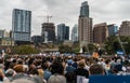Bernie Sanders Speaking at a huge Rally in Austin Texas USA