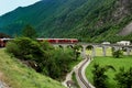 Bernina Express Brusio Helix Railway Bridge