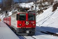 Bernina Express through the Swiss Alps