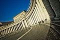 The Bernini Colonnade Royalty Free Stock Photo