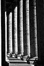 Bernini columns in Vatican Royalty Free Stock Photo