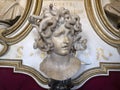 Bernini medusa head marble statue
