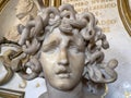 Bernini medusa head marble statue