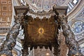 Bernini's baldachin in St Peter's Basilica