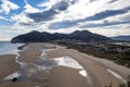 Berria beach in SantoÃÂ±a, Cantabria Royalty Free Stock Photo