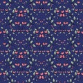 Berries Abstract seamless pattern.