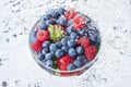Berries Fruit Water Healthy Food Royalty Free Stock Photo