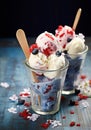 Drink food yogurt ice sweet berries summer fresh cream fruit wooden gourmet milk dessert tasty