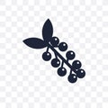 Berries transparent icon. Berries symbol design from Fruit and v Royalty Free Stock Photo