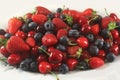 Berry Assortment, Strawberry, Bilberry and Cherry