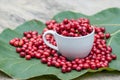 Berry Coffee Royalty Free Stock Photo