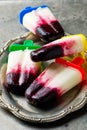 Berry frozen jogurt.