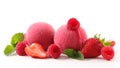 Berry fruit ice cream Royalty Free Stock Photo