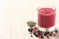 Berry fruits smoothie Royalty Free Stock Photo