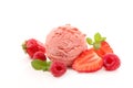 Berry ice cream Royalty Free Stock Photo