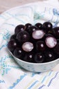 Berry Jaboticaba in bowl Royalty Free Stock Photo