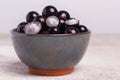 Berry Jaboticaba in bowl Royalty Free Stock Photo