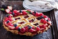 Berry lattice pie