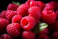 Berry Raspberry, fresh raspberry background