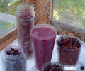 Berry smoothie, healthy health breakfast.